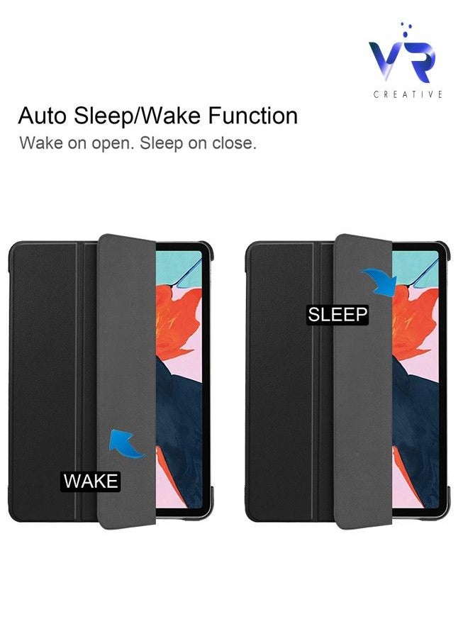 VR CREATIVE - Protective Smart Folio Flip Case Cover For Samsung Galaxy Tab A7 10.4 (2020) Ronaldo Design Multicolour - Image 1