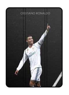 Protective Smart Folio Flip Case Cover For Samsung Galaxy Tab A7 10.4 (2020) Ronaldo Design Multicolour