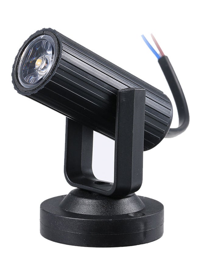 NIBEMINENT AC85-265V 1W LED Stage Lighting Fixture Portable Mini Spot Lamp Black 0.036kg  - Image 1