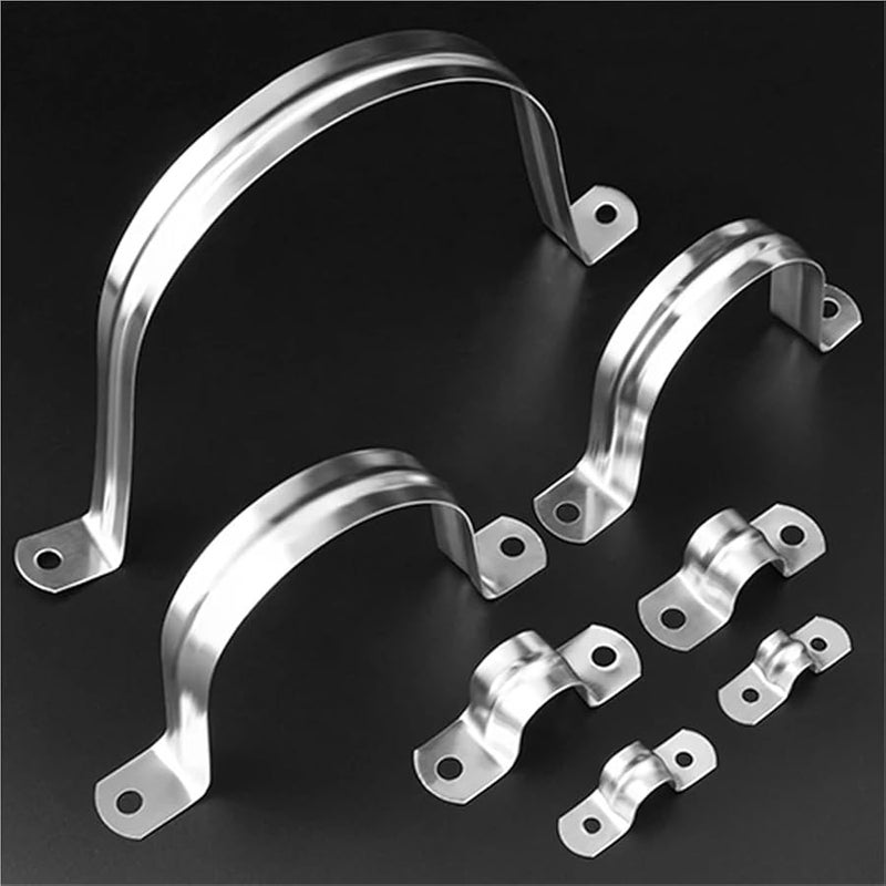 Stainless Steel U Type Conduit Clamp M10 Thickened Tube Saddle Clip Bracket - Image 5