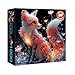 Larkipuzz Fantasy Fox Flower Puzzles for Adults 1000 Pieces Cute Red Animal Jigsaw Puzzle Challenging Impossible Magic Art Puzzles - Image 2