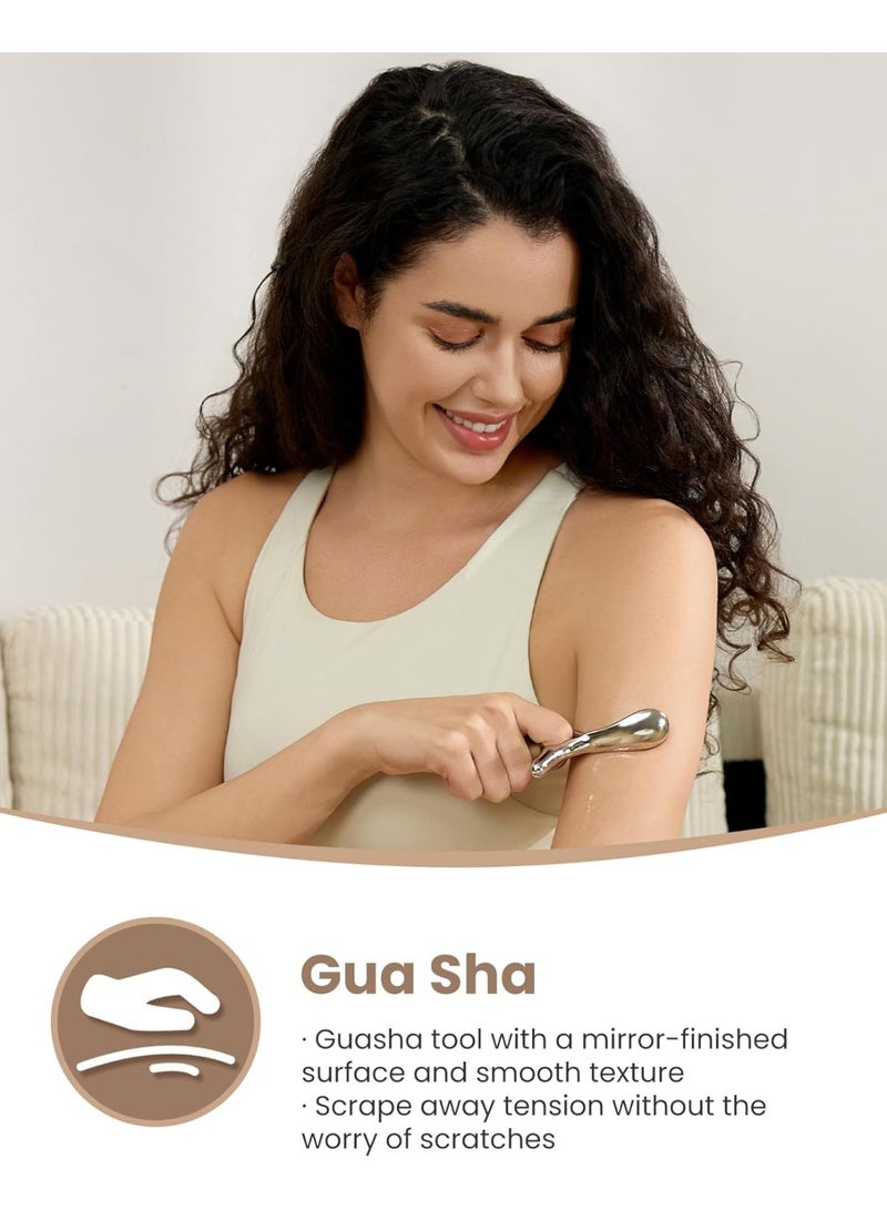 عام أداة تدليك نقطة الزناد لتدليك الأنسجة العميقة وغوا شا، أداة مكشطة العضلات لتخفيف آلام الجسم بالكامل، أداة الضغط الإبري لتوفير الإبهام - Image 4