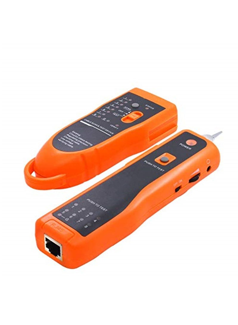 UTP STP Cat5 Cat6 RJ45 LAN Network Cable Tester Line Finder RJ11 Telephone Wire Tracker Tracer Diagnose Tone Kit XQ-350 - Image 2