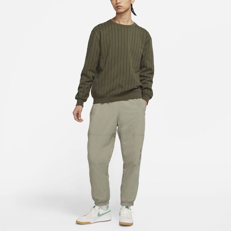 Nike Unisex SB Skateboard Round-neck Sweatshirt Green - Image 2