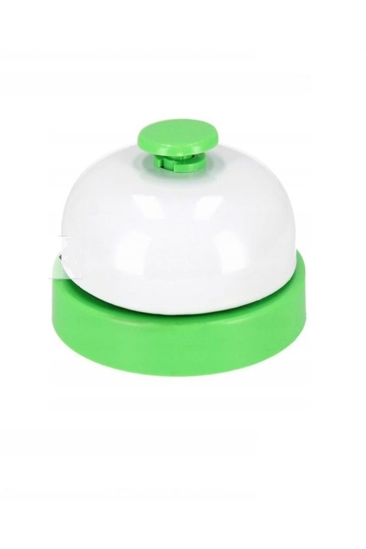 جرس المكتب، طاولة العشاء، مسابقة الجرس، تسابق للإجابة على الجرس، تفاعل في الفصل الدراسي، جرس رنين للأطفال في الفصل الدراسي (أخضر) - Image 1
