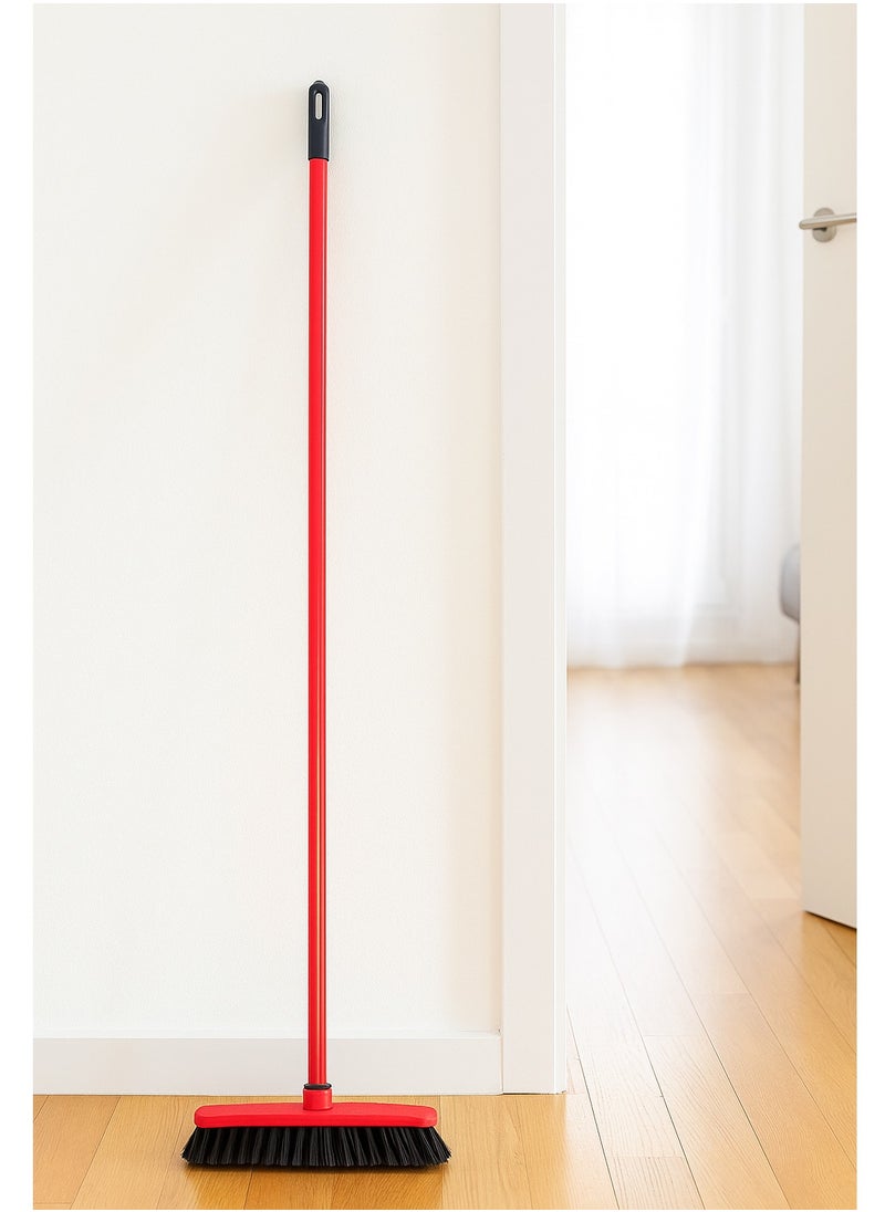 CEPILLO Indoor Floor Cleaning Broom/Brush Head With Stick, Small brush, Long broomstick for easy brooming, Great use for home, kitchen, bathroom, office, lobby etc  - Image 4