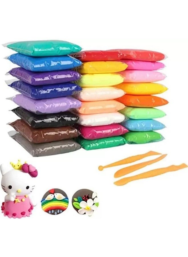 CREATURE Ultra-Light Creative Art and Craft Air Dry Super Clay with Carving Molding Tools Kit for Kids (PACK of 1) - Image 3