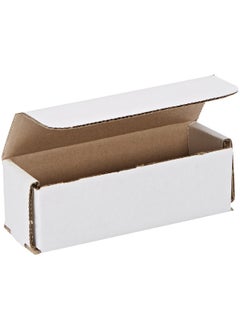 Aviditi White Corrugated Cardboard Mailing Boxes 6 X 2 X 2 Pack Of 50 Crushproof For Shipping Mailing And Storing  - Image 1