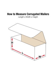 Aviditi White Corrugated Cardboard Mailing Boxes 6 X 2 X 2 Pack Of 50 Crushproof For Shipping Mailing And Storing  - Image 2
