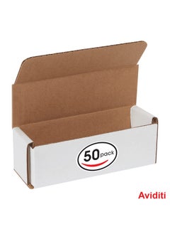 Aviditi White Corrugated Cardboard Mailing Boxes 6 X 2 X 2 Pack Of 50 Crushproof For Shipping Mailing And Storing  - Image 3