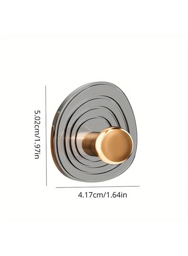 2 خطاف شفاف للحائط بدون حفر بسعة تحميل قوية للمكتب والحمام والمطبخ - Image 4