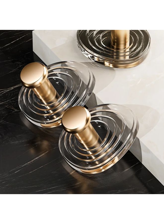 2 خطاف شفاف للحائط بدون حفر بسعة تحميل قوية للمكتب والحمام والمطبخ - Image 3