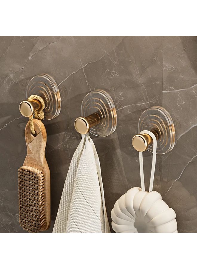 2 خطاف شفاف للحائط بدون حفر بسعة تحميل قوية للمكتب والحمام والمطبخ - Image 2