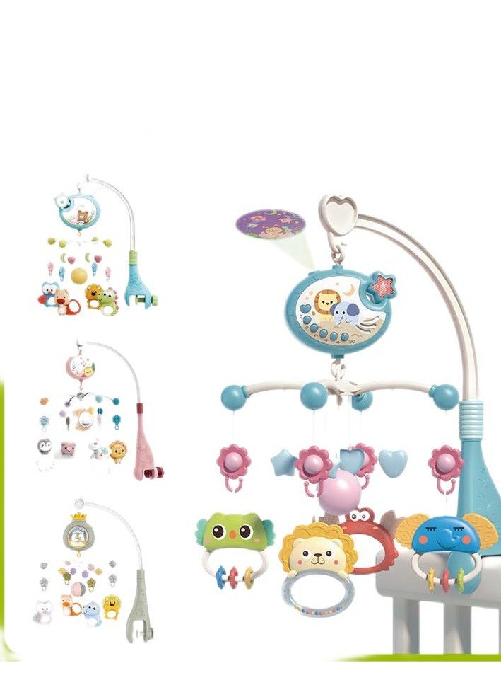 Hot selling Remote baby crib bell toy multifunctional music rotating bedside bell baby smoothing toy - Image 1