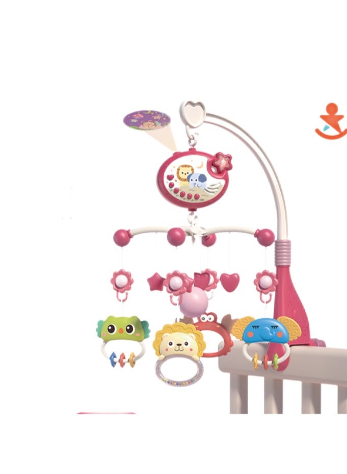 Hot selling Remote baby crib bell toy multifunctional music rotating bedside bell baby smoothing toy - Image 3