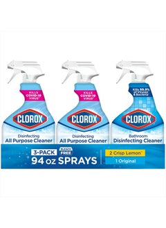 Disinfecting All-Purpose Cleaner 32 Oz and Disinfecting Bathroom Cleaner, Household Essentials, 30 Oz, Pack of 3 - pzsku/ZC89F5E3EBA9B64FD5009Z/45/_/1715541524/4a18a0dc-7c5d-45d7-9421-d9cd5f86f777