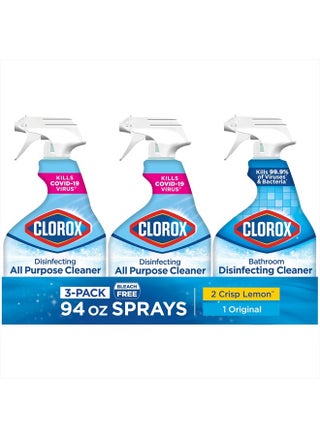 Disinfecting All-Purpose Cleaner 32 Oz and Disinfecting Bathroom Cleaner, Household Essentials, 30 Oz, Pack of 3 - pzsku/ZC89F5E3EBA9B64FD5009Z/45/_/1715541524/4a18a0dc-7c5d-45d7-9421-d9cd5f86f777