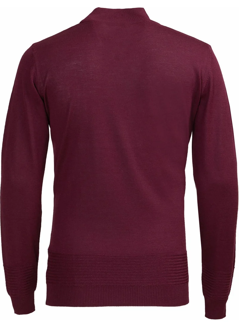 كيب Plum Half Turtleneck Wool Blend Knitwear