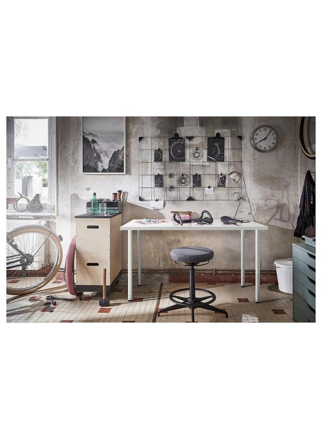 erorex Desk, White, 140X60 Cm - Image 4