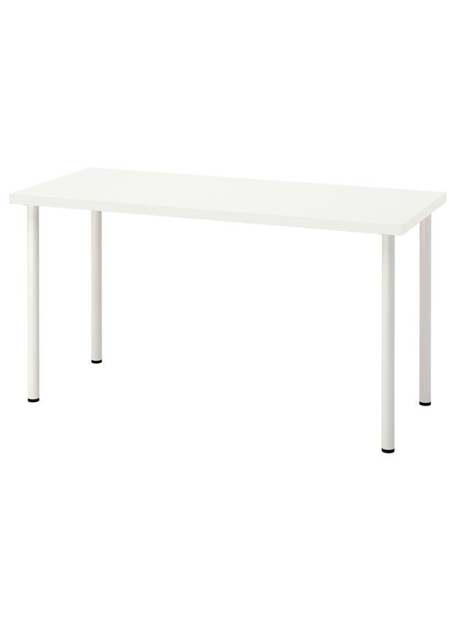 erorex Desk, White, 140X60 Cm - Image 1