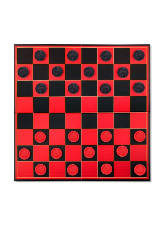 Point Games Checkers Board for Kids- Fun Checkerboard Game for Boys and Girls - Interlocking Checkers with Foldable Board by Point Games - Image 2