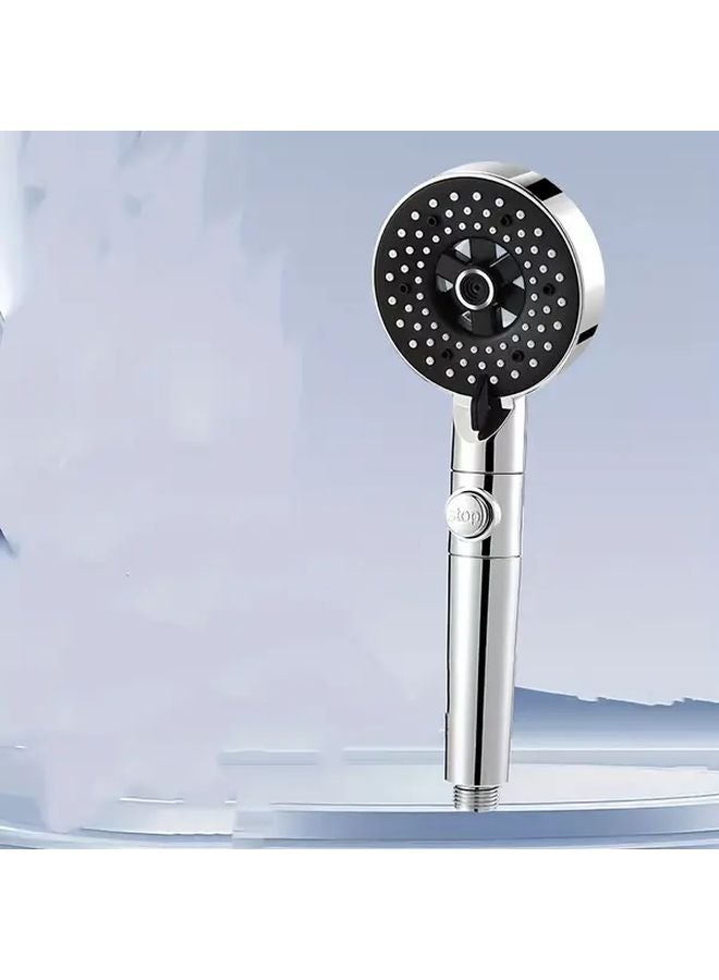 Grey Seven Star Pressurized Shower Head Water Heater Set Air Boost Bath Faucet - Image 3