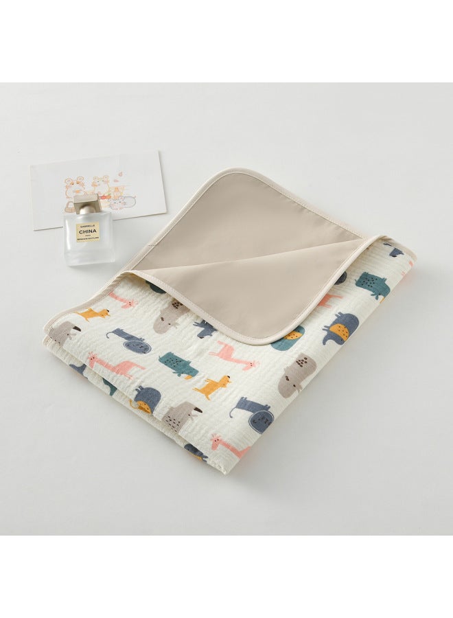 Baby Diaper Pad Washable Pure Cotton Class A Waterproof Breathable Baby Anti-urine Four Seasons Diaper Pad Aunt Period Physiological Pad