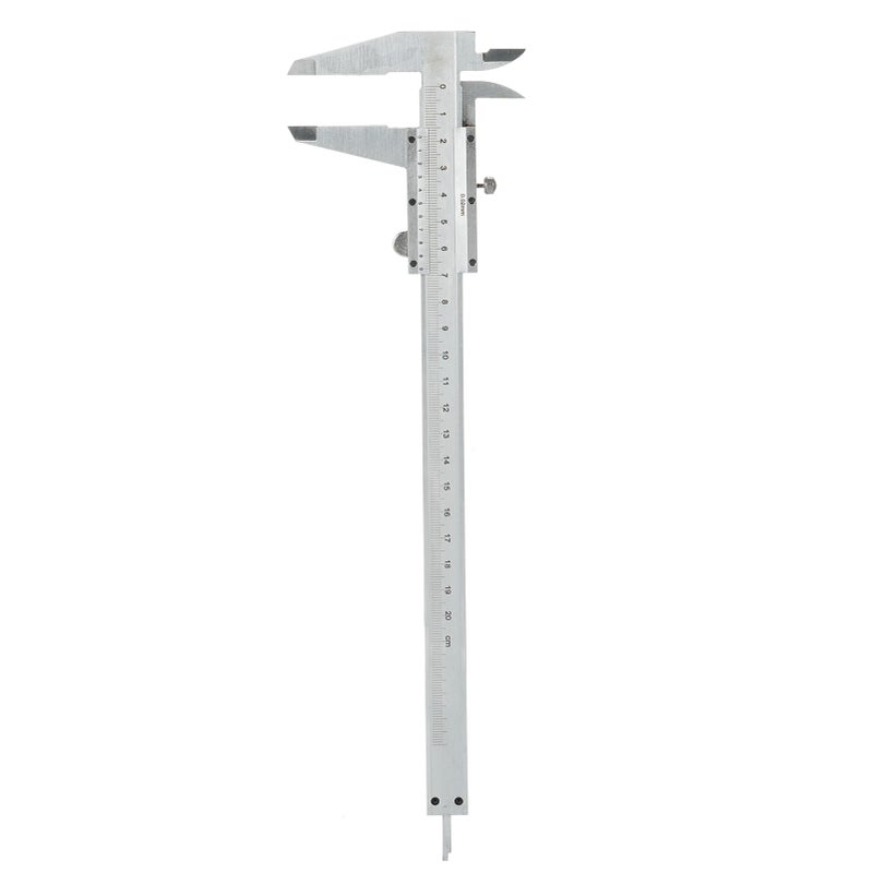 Vernier Caliper Carbon Steel Caliper Measuring Tool 0-8inch/0-200mm 0.001mm High Precision Caliper Manual Micrometer Slide Caliper Measuring Caliper Tool - Image 1