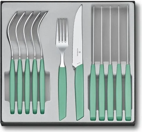 فيكترونوكس 6.9096.12W41.12 Swiss Modern 12 Piece Table Set