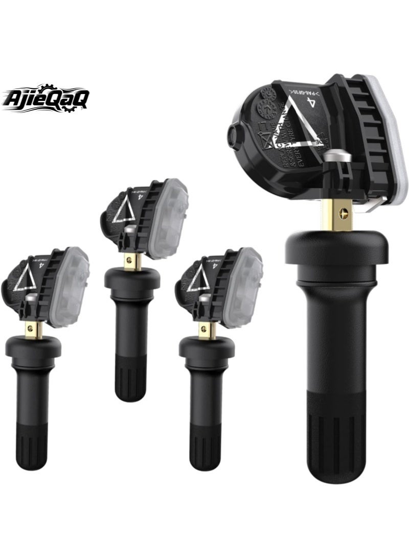 AjieQaQ 4PCS TPMS Sensor, 433MHz Tire Pressure Monitor Sensors Compatible with Chevy Cadillac Buick GMC Replace OE# 13598773,13516165 - Image 1