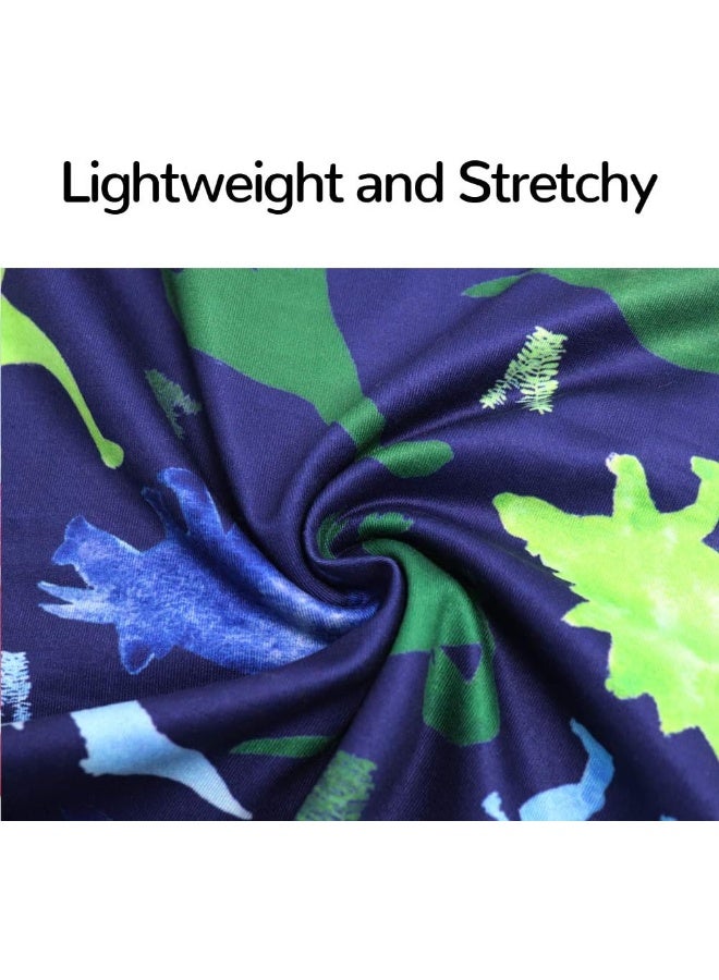 TANOFAR Stretchy Baby Carseat Cover with 4-in-1 Multi-use for Baby Carseat & Nursing/Versatile Breastfeeding Scarf & Stroller & Feeding high Chair Cover for Baby Boys by TIANNUOFA(Watercolor Dinosaur) - Image 5