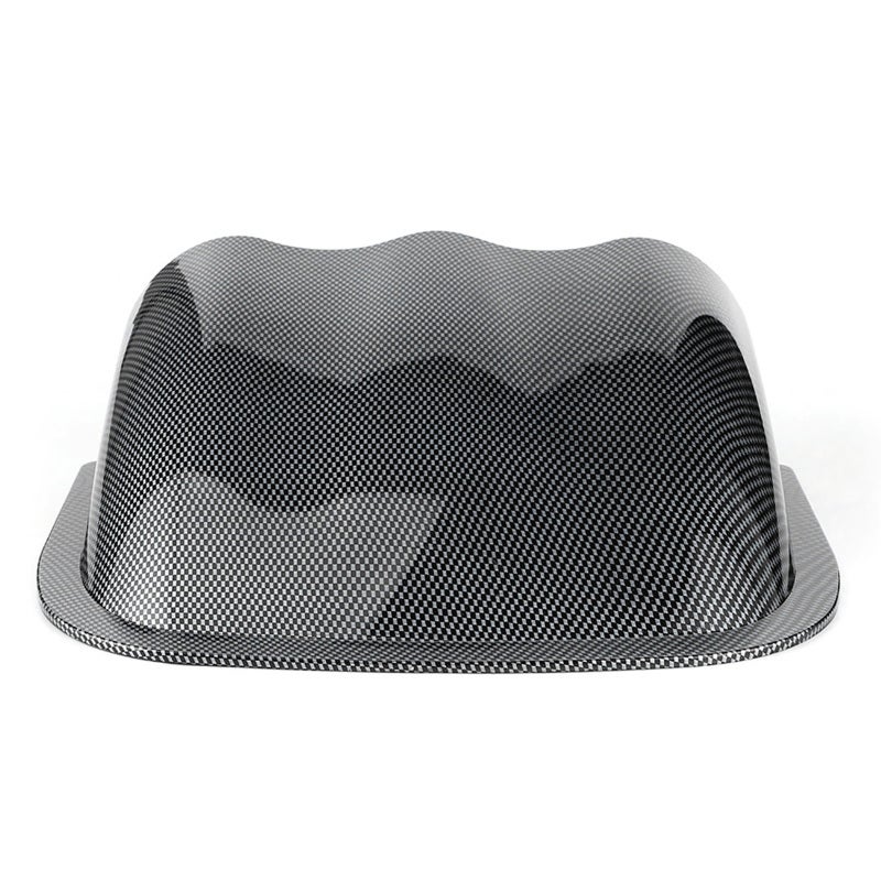 Triple Dash Gauge Pod: Carbon Grain Superior ABS Material Sturdy Corrosion Resistant 3 Hole Dashboard Mount - Universal Auto Accessory for Car Interior Decoration And Gauge Holding - Image 3