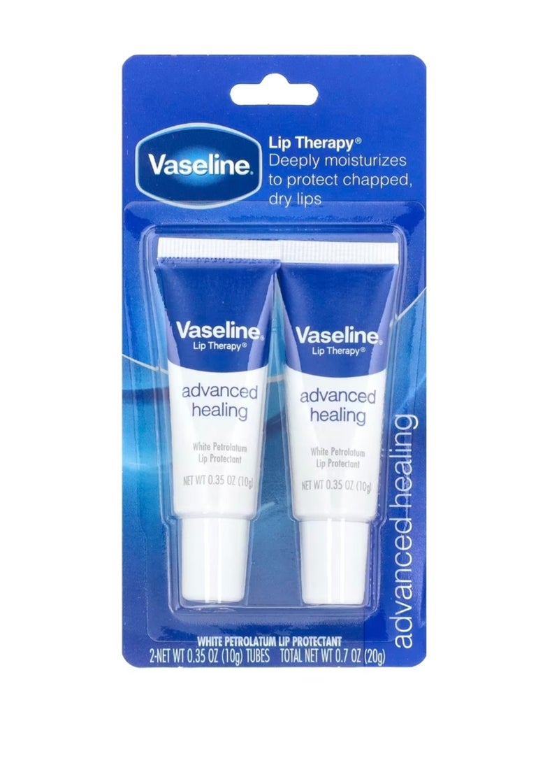 Vaseline Lip Therapy Advanced Healing 2 Tubes 0.35 oz (10 g) Each - Image 2