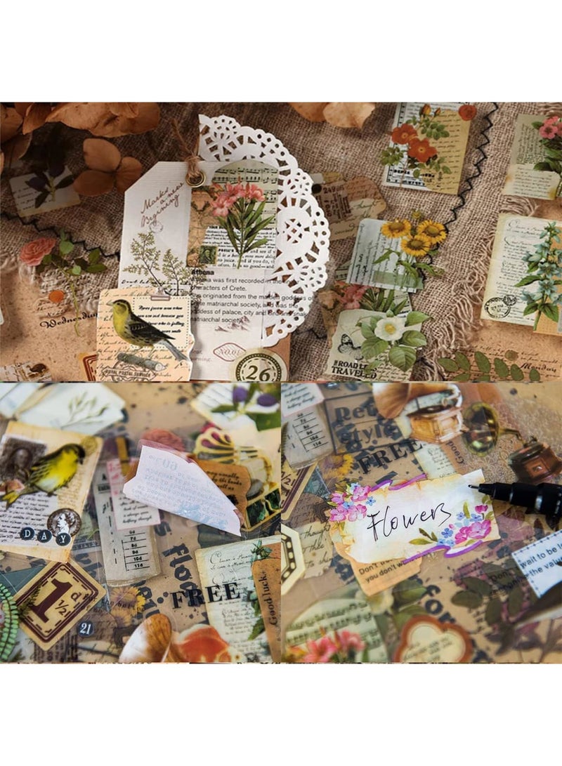 SOLARAE Vintage Pattern Paper, Scrapbooking Paper, Scrapbooking Journaling Junk Journals Botanical Ephemera Supplies for Card Making Art and Craft Collage Gift Wrapping - Image 3