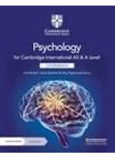 Cambridge International As And A Level Psychology Coursebook With Digital Access 2 Years 