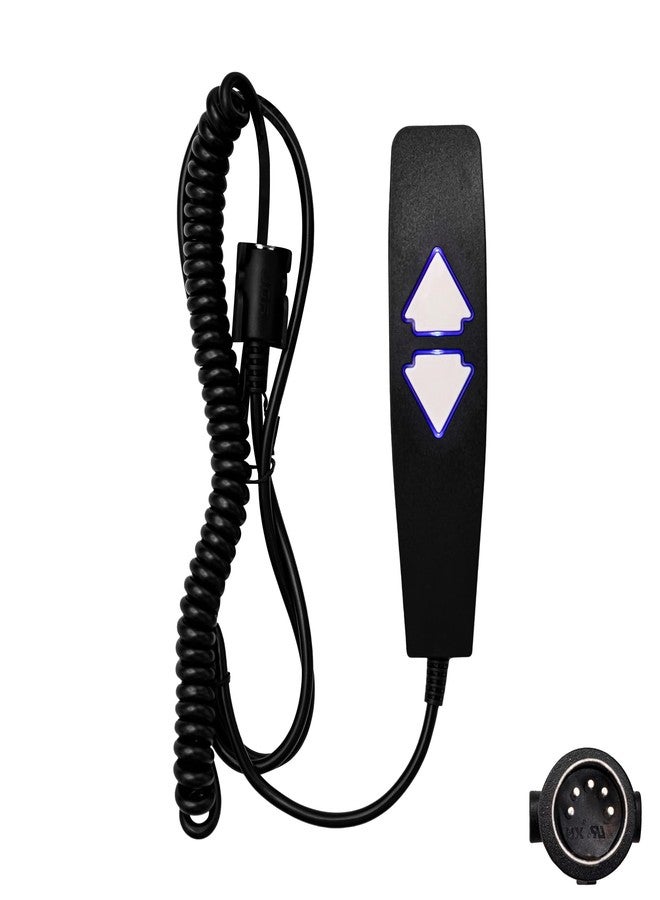 Fruhdi Lift Chairs Power Recliners 2 Button 5 Pin Remote Handset Controller Hand Control with USB and Backlight - Image 2