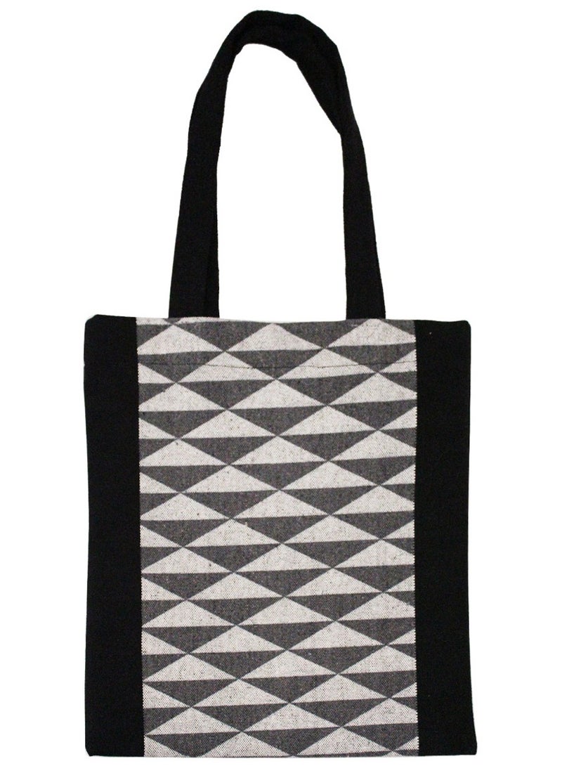 Gharibo Bags casual printed linen tote bag - Image 1