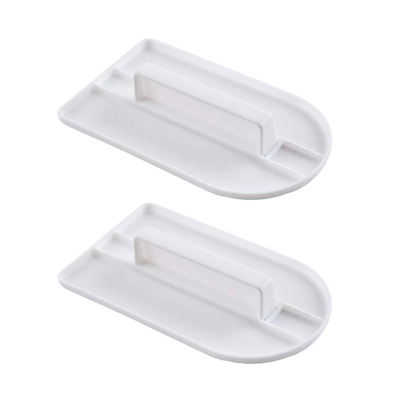 GSHLLO 2 PCS Plastic Fondant Icing Smoother Polisher Icing Scraper Paddle Tool for Cake Decoration