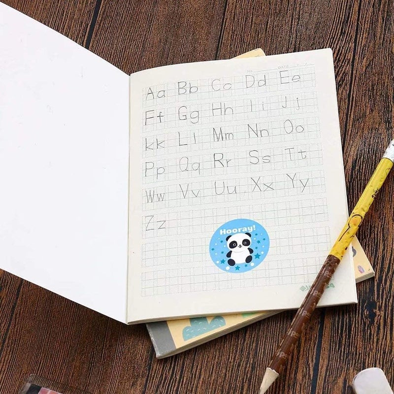 شواي 500 ملصق تحفيزي للمعلمين للأطفال، ملصقات ترويجية لتحفيز سلوك الأطفال، مقاس 1 بوصة، ملصقات حيوانات لطيفة، 8 تصاميم، 500 ملصق - Image 5