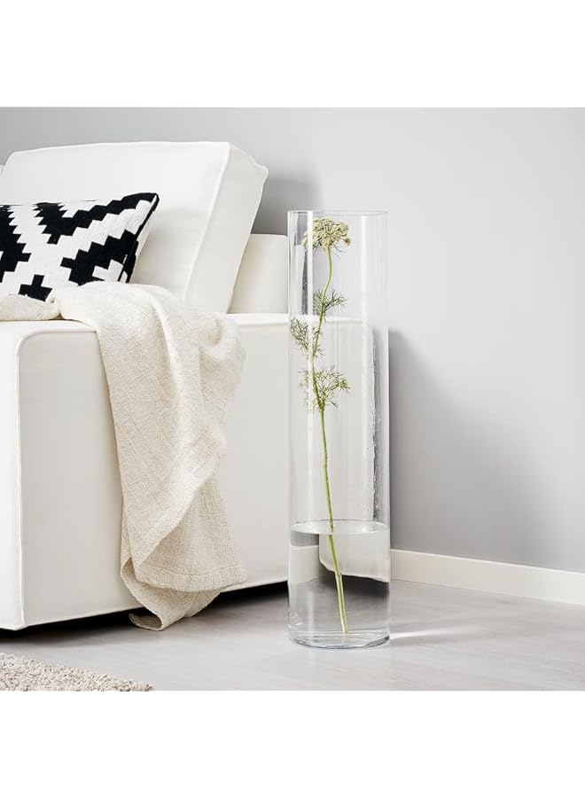 The Bros Cylinder Vases (H"50 x D"15) Clear Glass Use Floral Arrangements For Wedding Centerpieces, Events,Home Decor - Image 5