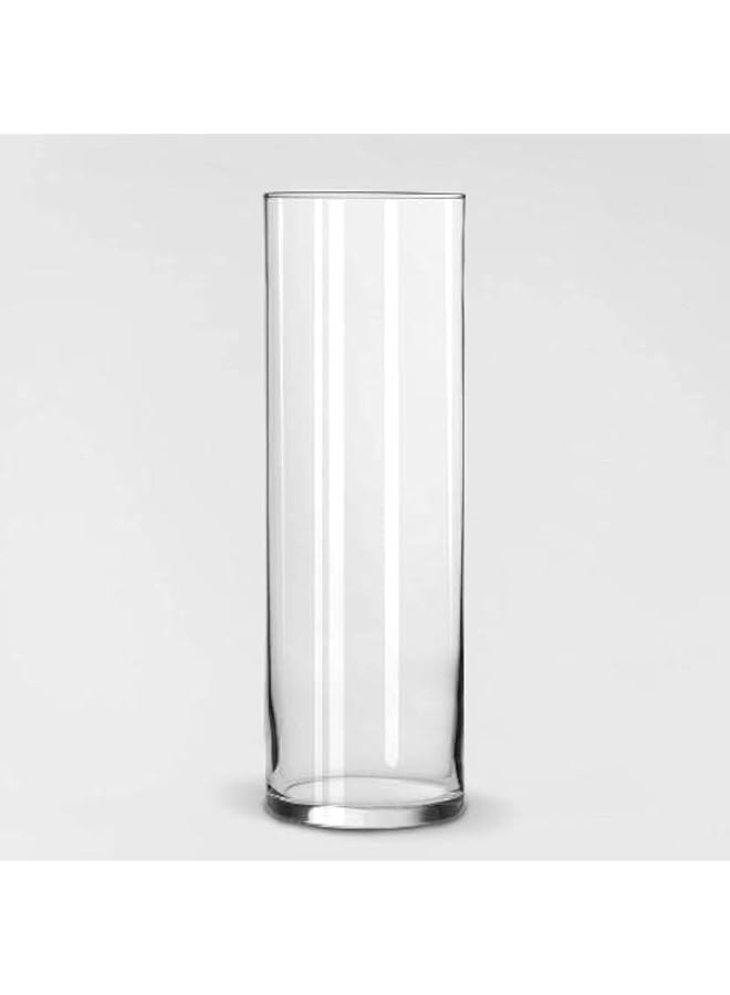The Bros Cylinder Vases (H"50 x D"15) Clear Glass Use Floral Arrangements For Wedding Centerpieces, Events,Home Decor - Image 1