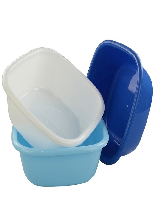 Wekioger 8 Quart Dish Pan Basin, 3-Pack, Colorful - Image 1