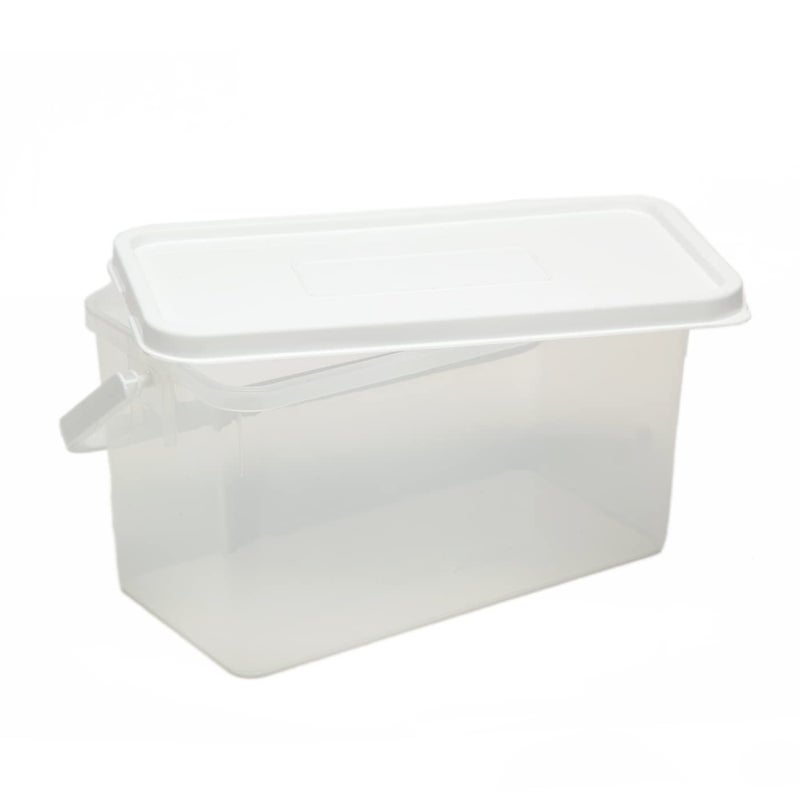 Gluman Polypropylene Pick N Carry Multipurpose Storage Box With Lid 33 Litre 100 Food Grade Dishwasher Safe Freezer Safe Recyclable WhitePack of 2 - Image 4