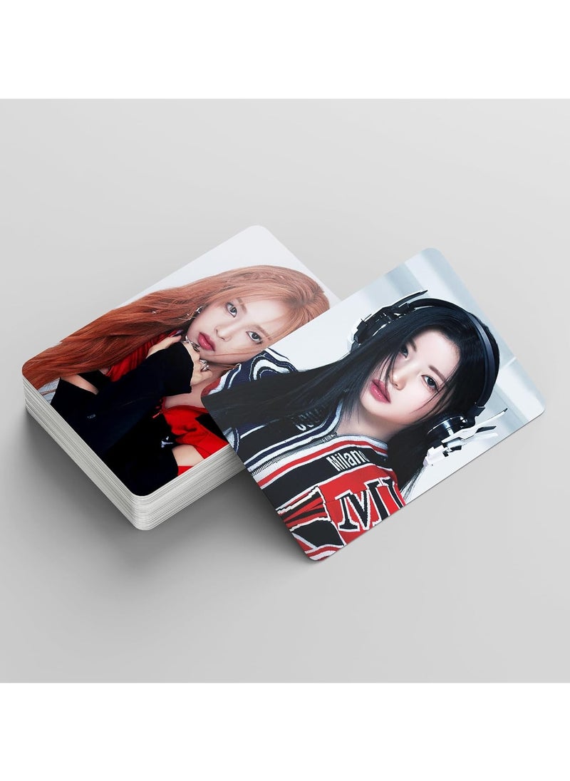 Generic - 55 Pcs BABYMONSTER Photocards Kpop BABY MONSTER 'BATTER UP' New Album Lomo Cards Set BABYMONSTER Greeting Card with Postcards Box Mini Photocards Haram Message Card Gift for Fans Collection - Image 1