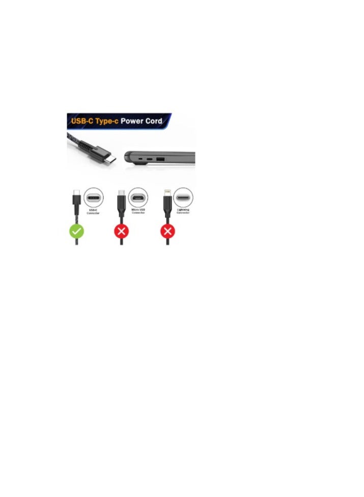 Terabyte New 30W USB-C(Type C) AC Replacement Adapter, Power Supply Replacement Charger for Dell XPS12(9250),Dell Latitude 7275 5175 Venue 8 (5855) - Image 3