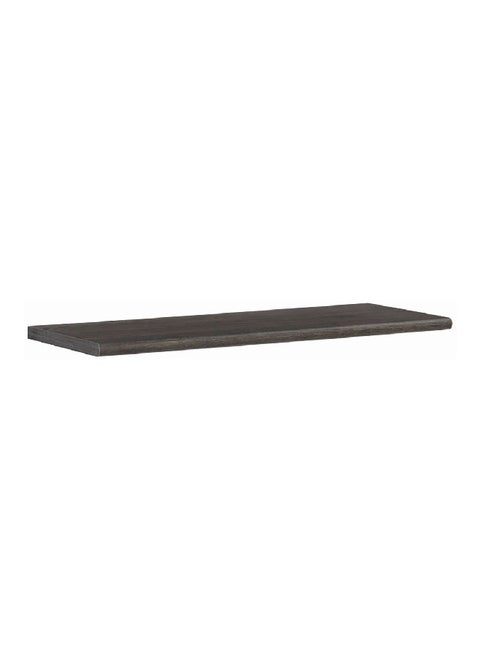 Superior Quality Wall Mounted Rectangular Wooden Shelf Black 1.8 x 30 x 60 cm 15476