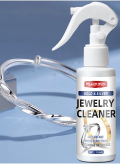 WILLIAM WEIR 120ml Jewelry Cleaner for Jewelry Watch Rust Cleaner Spray Anti Tarnish Quick Jewelry Cleaning Spray Jewelry Cleaner Solution Liquid  - Image 5