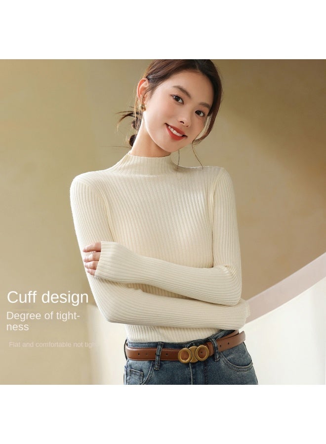 Baleno Autumn Fashion Small Stand Collar Base Shirt Women Comfortable Versatile Slimming Long Sleeve Top High-end Wearable Outerwear - Image 4
