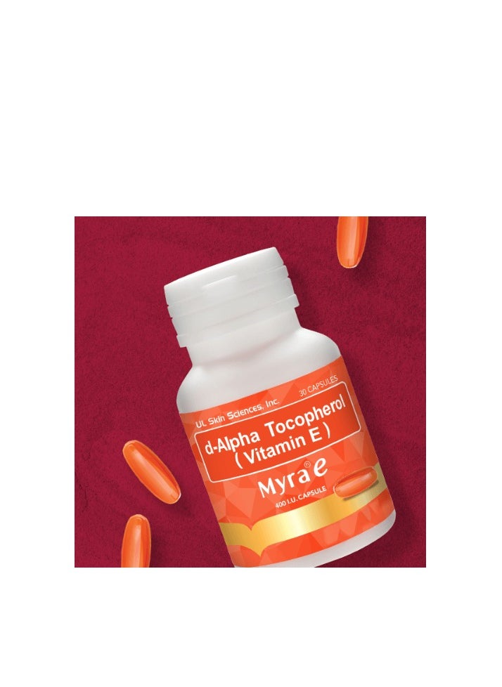 Myra E - D- Alpha Tocopharol E 400 I.u Cap 30 Count - Image 1