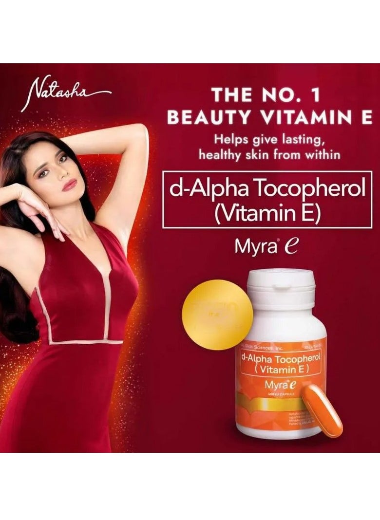 Myra E - D- Alpha Tocopharol E 400 I.u Cap 30 Count - Image 1